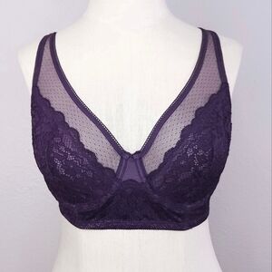 Victoria's Secret Unlined Demi Lace Bra 36C